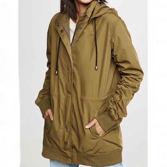 NWT❤️Monrow army parka jacket
